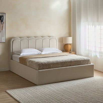 Island Luxen Smart Upholstered Hydraulic Storage K...