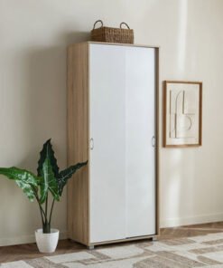 Capri Narrow 10-Tier 44-Pair Sliding Door Shoe Cab...