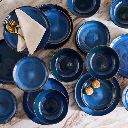 Elegenza Reactive 18-Piece Dinner Set - Serves 6
