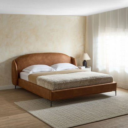 Marwell Dona Upholstered King Bed - 180x200 cm