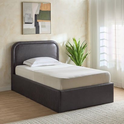 Island Opal Upholstered Twin Bed - 120x200 cm