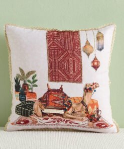 Zaynah Camel Filled Cushion - 45x45 cm