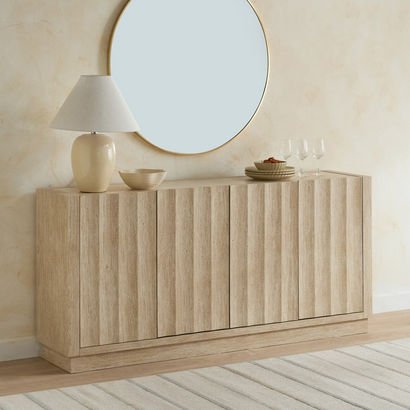 Scallop 1.8 Meter Sintered Stone Top Sideboard