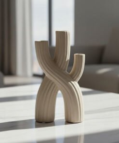 Audrey-Eden Decorative Ceramic Vase - 14x6x25.5 cm