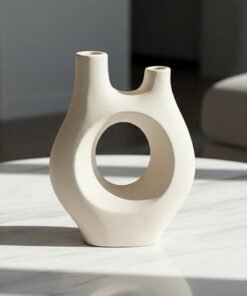 Audrey-Eden Decorative Ceramic Vase - 24.5x9.5x32....