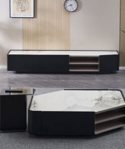 Estrella 2-Piece Sintered Stone Top Coffee Table S...