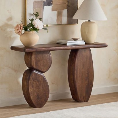 Cavon Lumi Solid Wood Console Table