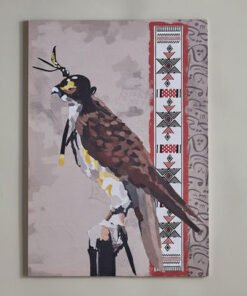 Madiha 100% Printed Arabic Wall Art - 50x1.8x70 cm