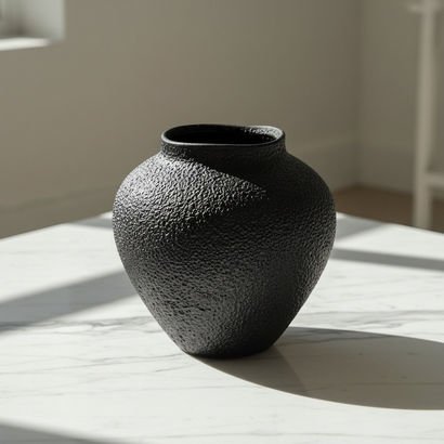 Monochrome Alora Decorative Vase - 19x18.5x18.7 cm