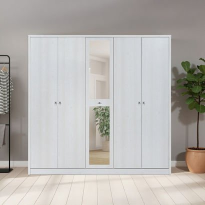 Movo Cervo 5-Door Wardrobe