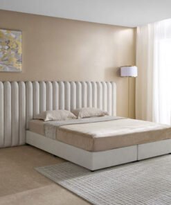 Curvy Brooks Extended Headboard Queen Upholstered ...