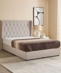 Curvy Chester Twin Upholstered Bed - 120x200 cm