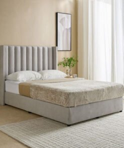 Curvy Clark Upholstered Queen Bed - 140x200 cm