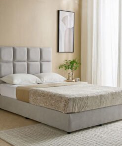Curvy Rubik Queen Upholstered Bed - 140x200 cm