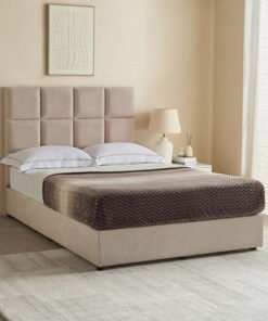 Curvy Rubik Queen Upholstered Bed - 160x200 cm