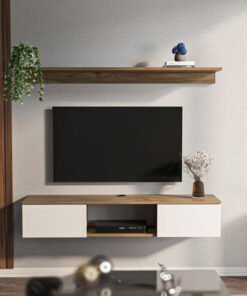 Modulix Faddy 1.4 Meter Wall Mounted TV Unit with ...