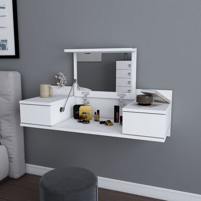 Modulix Drax Wall Mounted 2-Drawer Console Dresser...