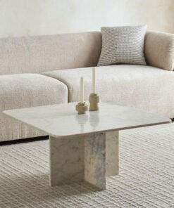 Vendra Sands Genuine Marble Coffee Table