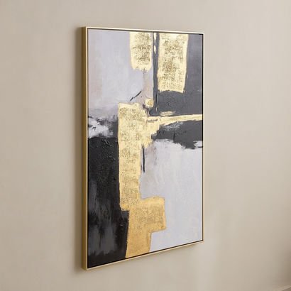 Vivid Solid Wood Stretcher Framed 80% Hand Painted...