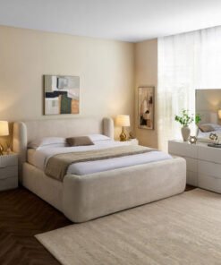 Arctic 5-Piece Sintered Stone King Bedroom Set - 1...