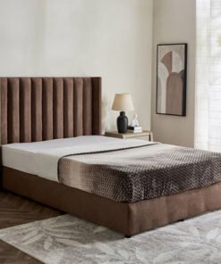 Curvy Clark Upholstered Twin Bed - 120x200 cm