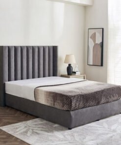 Curvy Clark Upholstered Twin Bed - 120x200 cm