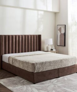 Curvy Clark Upholstered King Bed - 180x200 cm