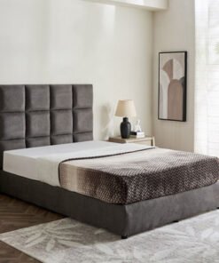 Curvy Rubik Twin Upholstered Bed - 120x200 cm