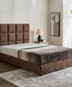 Curvy Rubik Queen Upholstered Bed - 160x200 cm