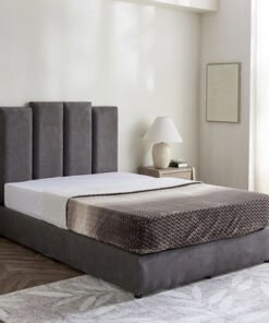 Curvy Riston Upholstered Twin Bed - 120x200 cm