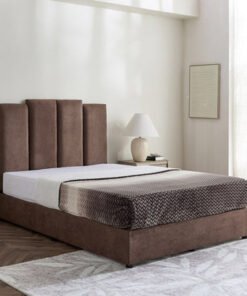 Curvy Riston Upholstered Queen Bed - 140x200 cm