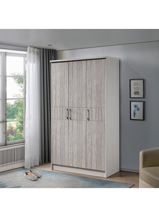 Home Box Liverpool 3-Door Wardrobe 55 x 207 x 116 cm