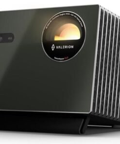 Valerion VisionMaster Pro2 Triple Laser 4K Projector,3000 ISO Lumens, 15000:1 Contrast, HDR10+, IMAX,Google TV & Apple HomeKit - Black