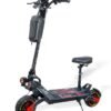 Crony G10 1500W×2 E-Scooter, Max Range 75KM, Up to 75km/h, 10" All-Terrain Tires, NFC Lock, 48V 25AH Battery, Foldable Off-Road Electric Scooter for Adults, Hydraulic Oil Brakes, Dual Suspension, Impressive Top Fast Speed Brushless Motor, Heavy Duty Portable E-SkateBoard, LCD Display, LED Base Light, Mobile Holder, Seat, Front Bag, App-Compatible High-Capacity Urban Commuter E-Bike, Red