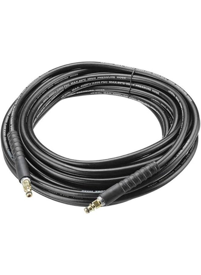 15M High Pressure Washer Hose Compatible with Kar-cher K Series K2 K3 K4 K5 K7(black)Explosion-proof hose