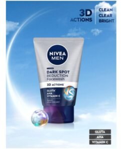 Nivea Men Face Wash, Dark Spot Reduction, for Clean & Clear Skin with 10x Vitamin C Effect, 100 g