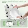 Disposable Cute Pillowcase Travel Portable Winter Thickened Large Household Double Hotel Supplies Suit Wholesale-Color:Panda Flower Rhyme-Specifications: Sterile And Thickened