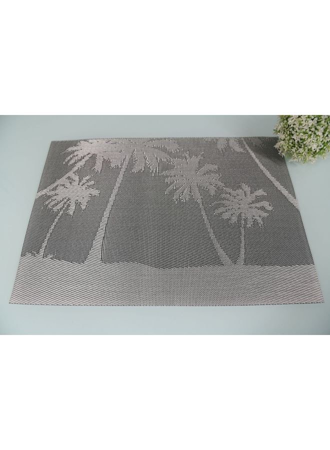 Hotel Supplies Western Table Mat Bowl Mat Waterproof PVC Table Mat European Printing Non-slip Anti-scalding Insulation Mat Wholesale-Color:SPH-70-4