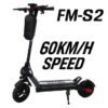 Chenxian FM-S2 Electric Scooter for Adults, 60 km/h Speed, 30–40 km Range, 48V 12Ah Battery, Foldable Design, Handlebar Storage Bag, Ideal for Daily Commuting and Urban Travel