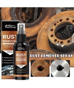 RAYHONG Rust Remover Spray,Rust Remover Spray, Rusts Removers for Metal, Rid Of Rust Forever for Multiple Surfaces Metal, Tools, Cars, Chains 30ml