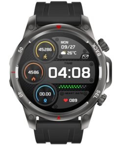 RollsTimi  Dk68 Men's Outdoor Sports Smart Watch, Bluetooth Call, Information Push, IP67 Waterproof, Multiple Sports Modes, Multi-Dimensional Health Monitoring, Long Battery Life(Black)