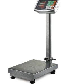Stargold TCS Computing Scale, 150 KG Capacity Digital Weighing Platform, High-Precision Sensor with Built-in Rechargeable Battery LCD Display