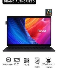 ASUS ProArt PZ13 2-in-1 Detachable Touchscreen Laptop With 13.3-Inch Display, Qualcomm Snapdragon X Plus Processor/16GB RAM/1TB SSD/Intel UHD Graphics/Windows 11 Home with Copilot Key & Stylus Pen English/Arabic Nano Black