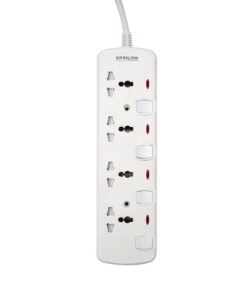 Epsilon 4 Way Extension Socket with Individual Switches- ES1102