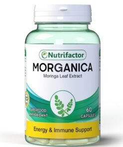 Nutrifactor Moringa Oleifera Capsules Miracle Antioxidant Superfood Supplement for Energy, Metabolism, & Immune Support - 60 Capsules
