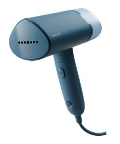 Philips Compact Handheld Steamer 3000 Series - 20g/min Continuous Steam, 2M Cord Length, Compact & Foldable, 100 ml 1000 W STH3000/26 Blue