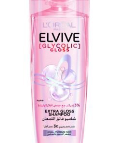 L'OREAL PARIS Elvive Glycolic Gloss Extra Gloss Shampoo with 3% Glycolic Acid for Dull and Porous Hair 200ML