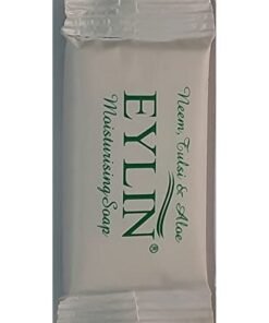Eylin Moisturizing Soap for Hotels- 8gms. 60 soaps in 1 packet, 8 packets in 1 Box. Total 480 pcs Hotel Soap in 1 Cartoon.
