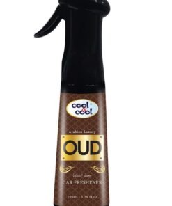 Cool & Cool Car Freshener 100ml, Exotic Oud Fragrance, Arabic Luxury for your car, Black
