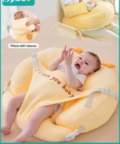 Bybeo Baby Nursing Pillow, Infant Feeding Pillow for Breastfeeding & Bottle Feeding, Newborn Incline Pillow with Anti-Spill Design, Comfortable Feeding Support for Toddlers & Sitting Support for Mothers